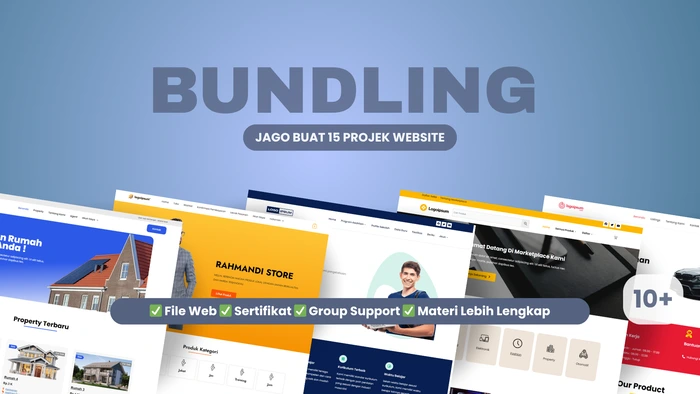 Kursus Online Jago Buat 15 Projek Website dengan WordPress