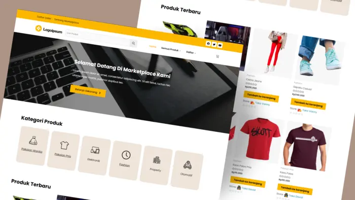 Kursus Online Buat Website Marketplace dengan WordPress